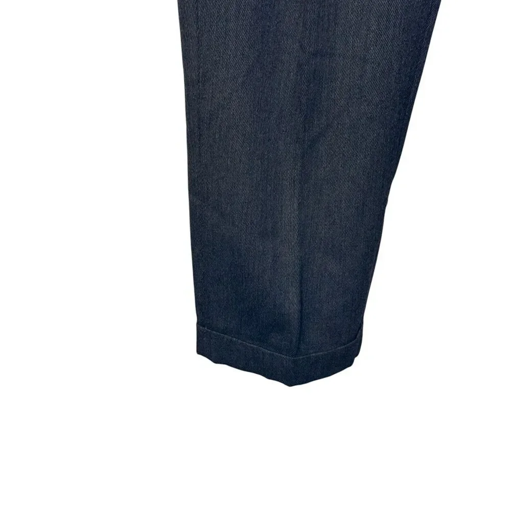 J. Peterman Men's Dress Pants Wool Cuffed Pleated & Cuffed Front Trousers Sz. 34